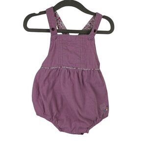 Sergent Major Bubble Corduroy Lilac Romper‎ Size 9M